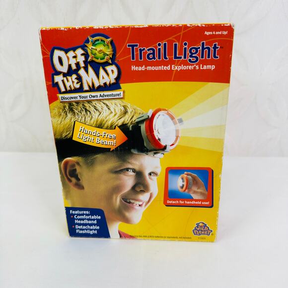 Wild Planet Off The Map Trail Light Head Mount Explorer Lamp NIB - Picture 6 of 6